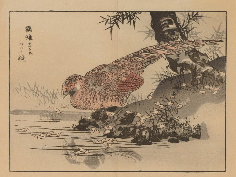 Kōno Bairei - 楳岭画谱, Pl.28