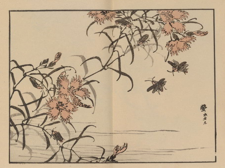 Kōno Bairei - 楳岭画谱, Pl.65