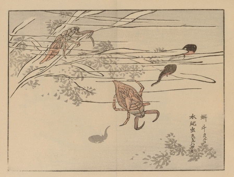 Kōno Bairei - 楳岭画谱, Pl.67