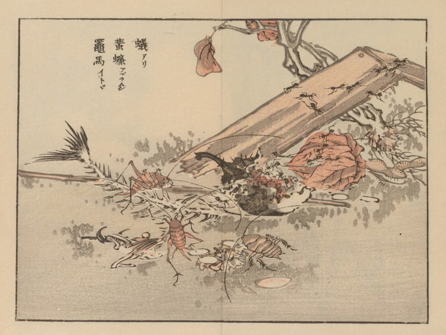 Kōno Bairei - 楳岭画谱, Pl.73