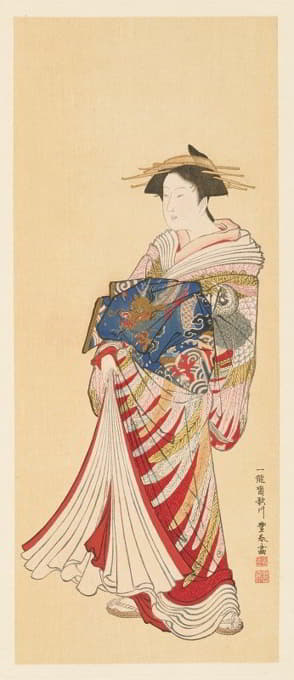 Shiichi Tajima - Masterpieces selected from the Ukiyoyé School, Pl.14