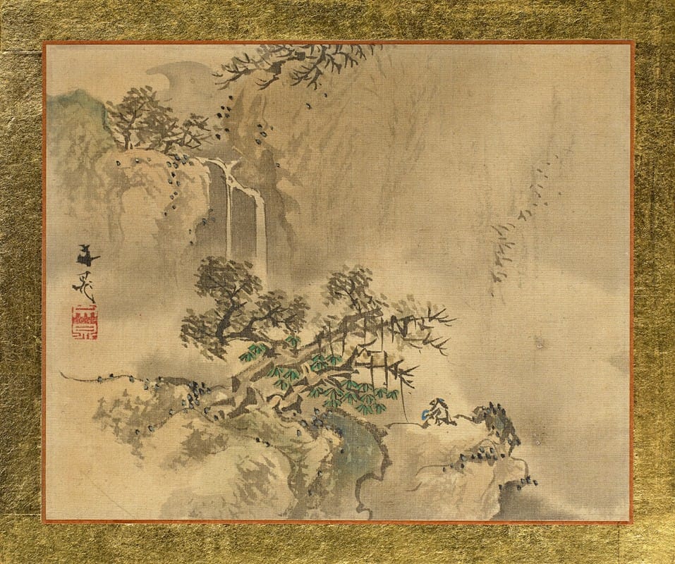 Tani Bunchō - A Man taking a Rest under a Big Pine