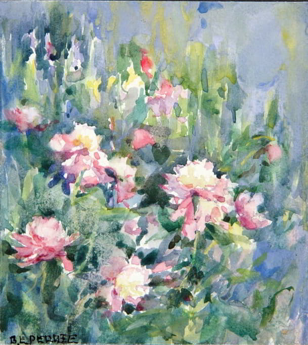 Bertha E. Perrie - Untitled (Flowers)