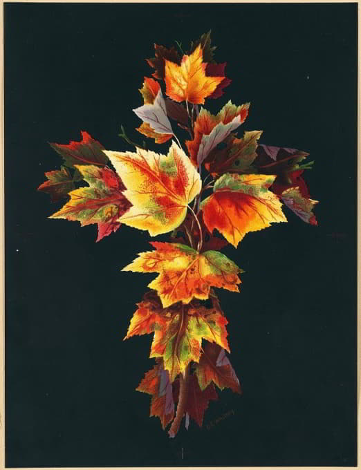 Olive E Whitney - Autumn Leaves