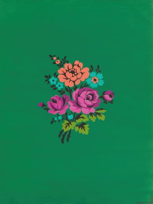 Herman A. Elsberg - Polychrome floral group IV