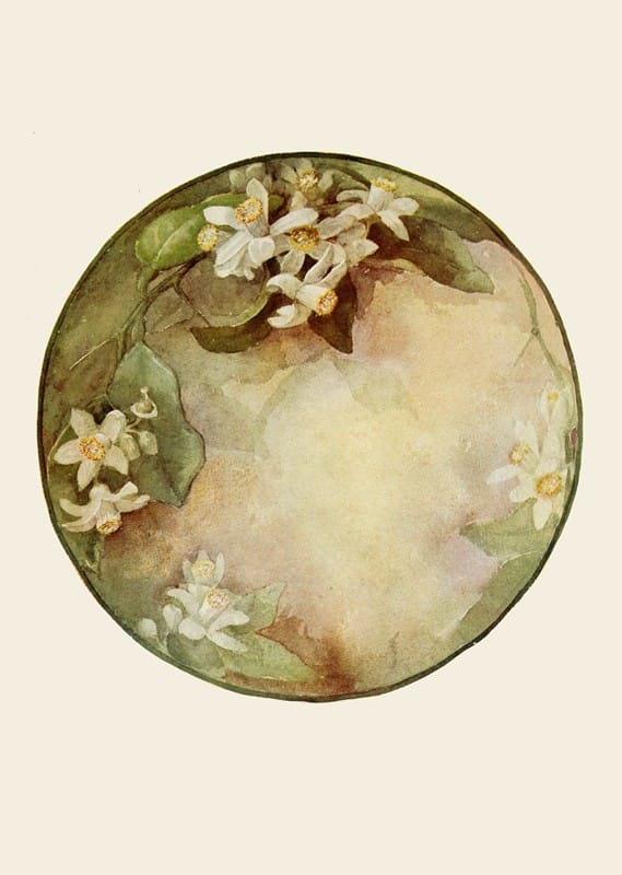 Emma L. Bigelow - Plate. Orange Blossoms
