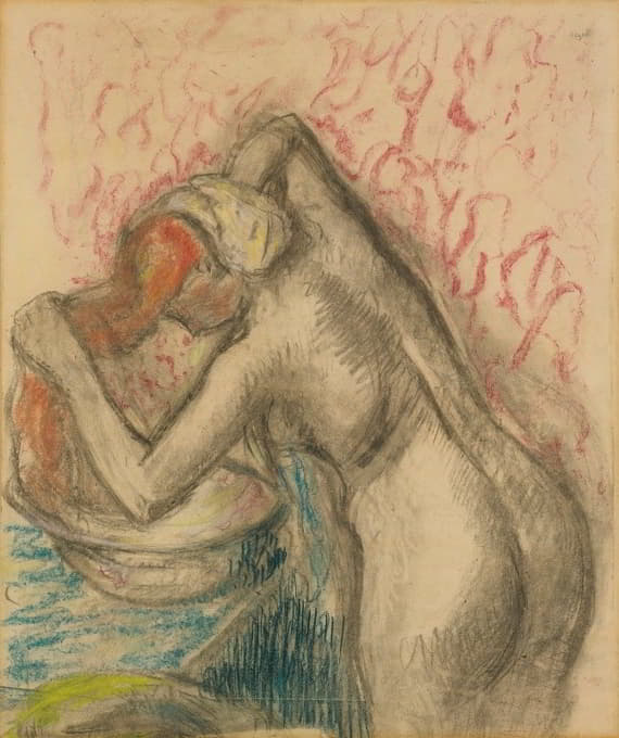 Edgar Degas - Après Le Bain (Femme S’essuyant Les Cheveux)