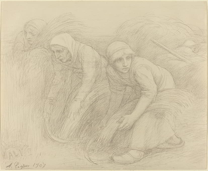 Alphonse Legros - The Reapers