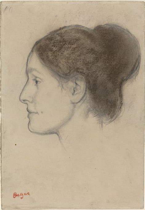 Edgar Degas - Hortense Valpinçon
