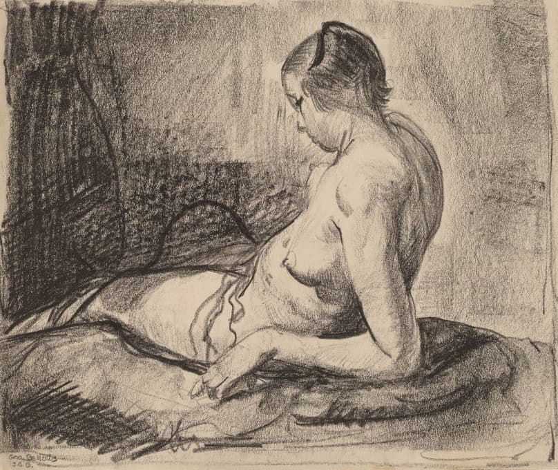 George Wesley Bellows - Nude Girl Reclining