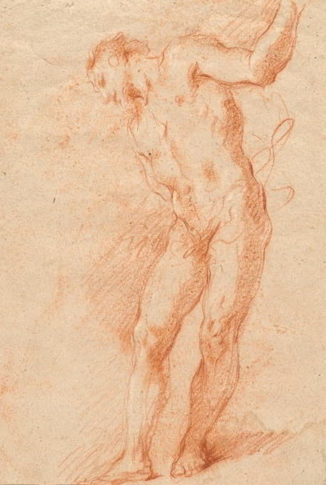 Giovanni Antonio Guardi - Male Nude