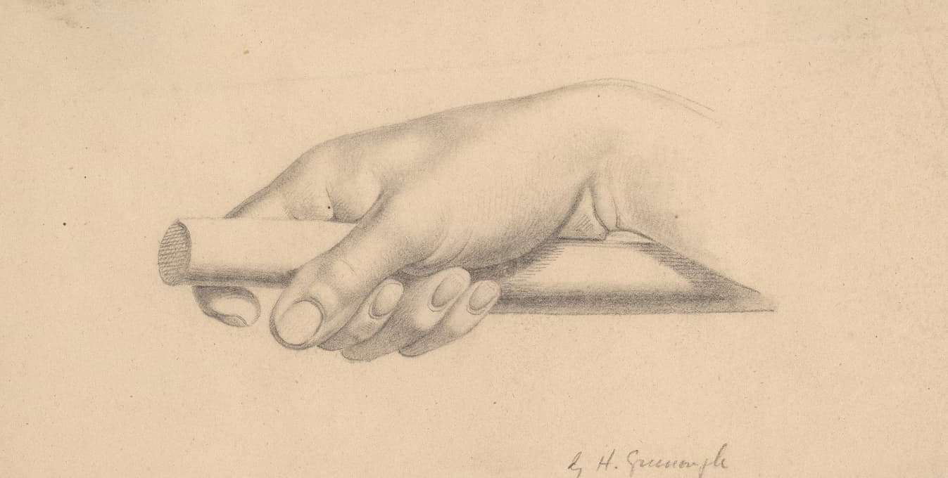 Horatio Greenough - Right Hand Holding Short Rod