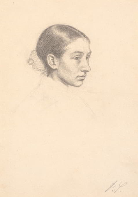苏赛特·凯瑟琳·斯科夫加德（已婚霍尔顿）肖像
