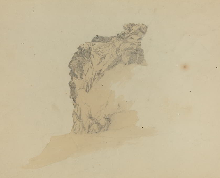 Johann Christian Heerdt - Study of Cliffs