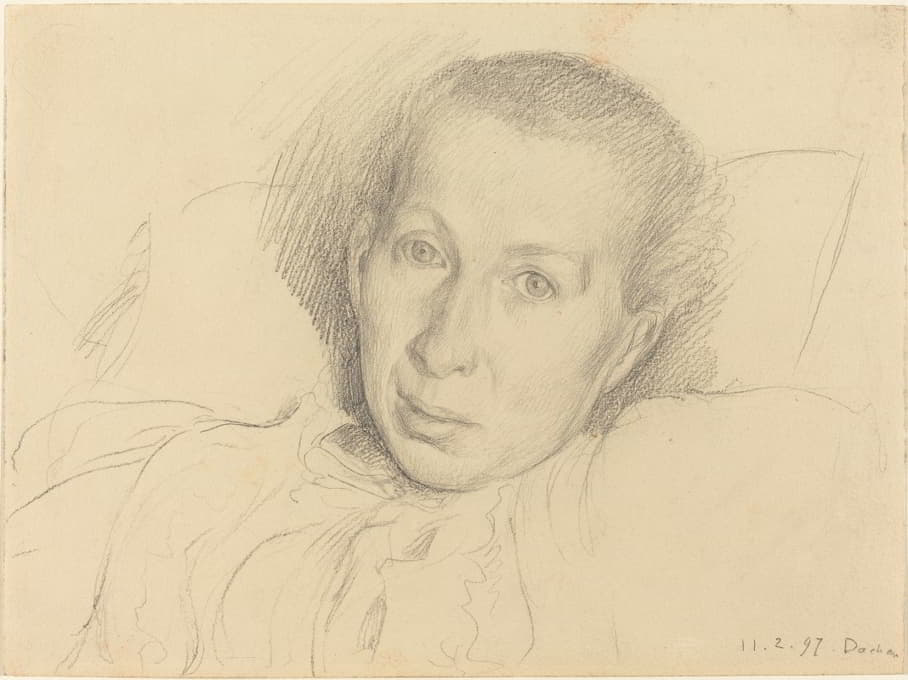 Leopold von Kalckreuth - The Artist’s Sister, Marie von Kalckreuth