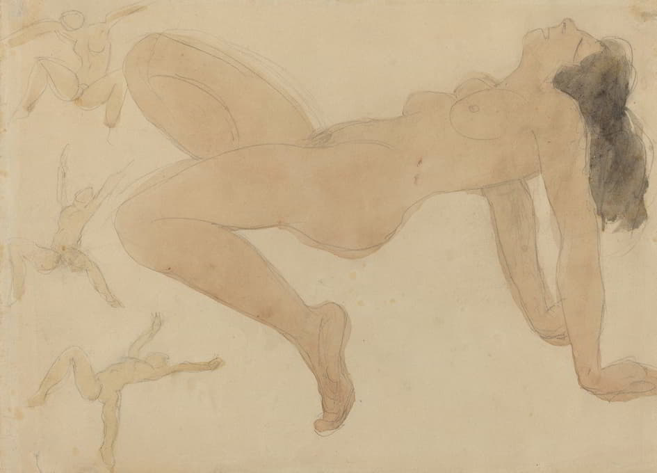 Odilon Roche - Studies of Nude Dancers