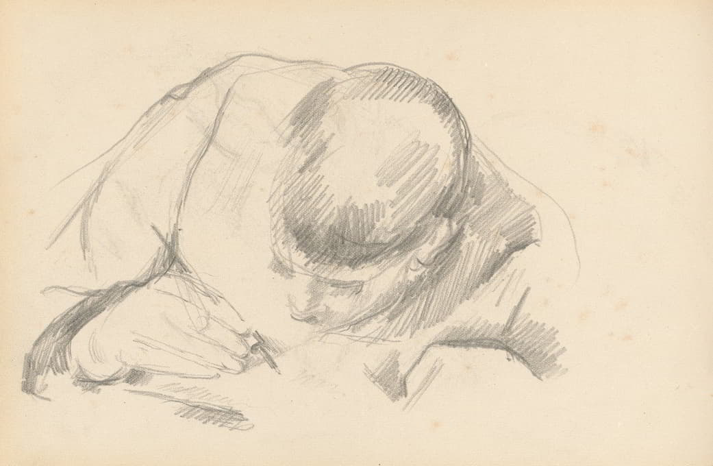 Paul Cézanne - The Artist’s Son Writing