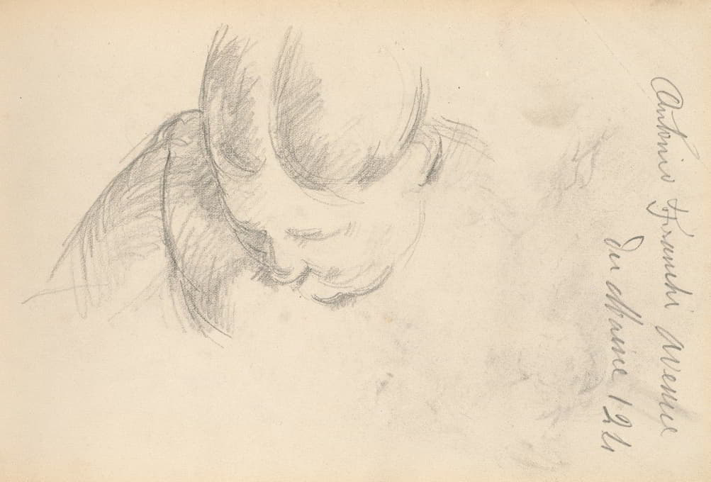 Paul Cézanne - Woman Leaning Forward