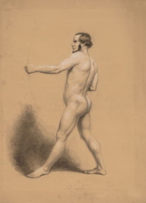 Thomas Nast - Archer, Nude Study