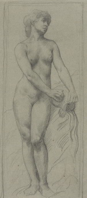 Alphonse Legros - Nude Woman