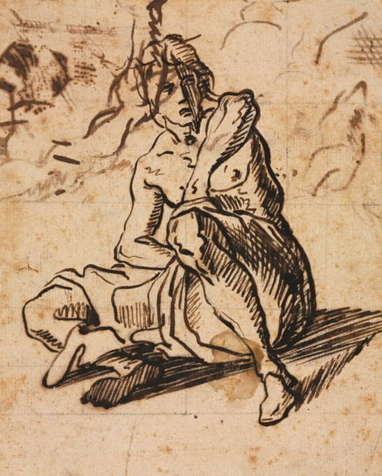 Anonymous - Seated Figure
