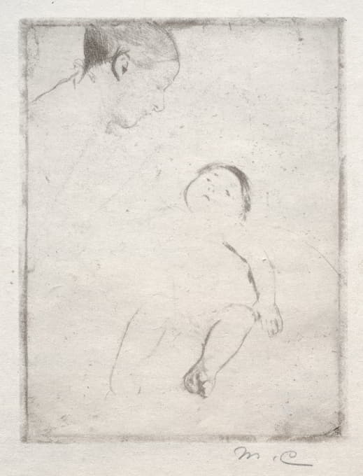 Mary Cassatt - Bill Lying on his Mother’s Lap