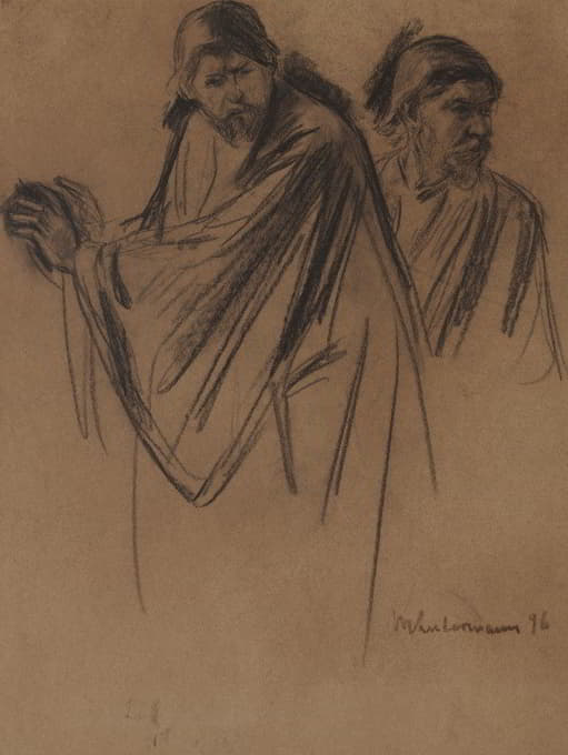 Max Liebermann - Studies for Saint Paul on the Way to Damascus