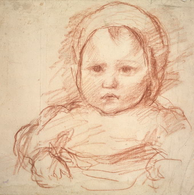Henri Cros - Portrait of an Infant