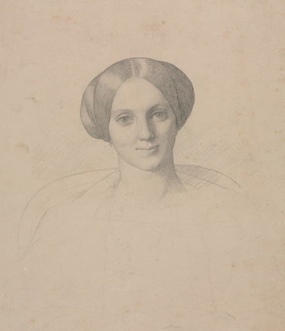 Jean-Léon Gérôme - Portrait Head of a Woman
