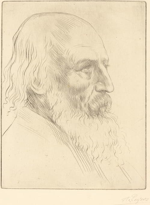 Alphonse Legros - Lord A. Tennyson, 3rd plate