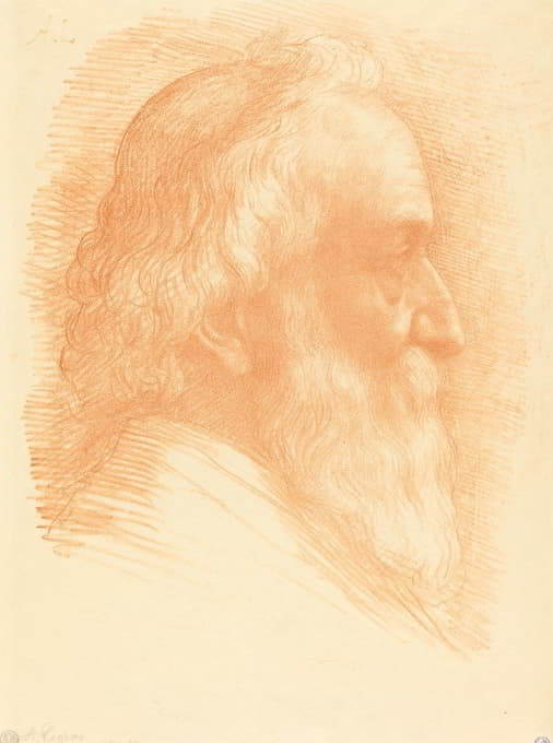 Alphonse Legros - Self-Portrait, 10th plate