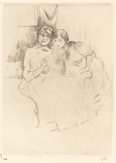 Berthe Morisot - The Drawing Lesson