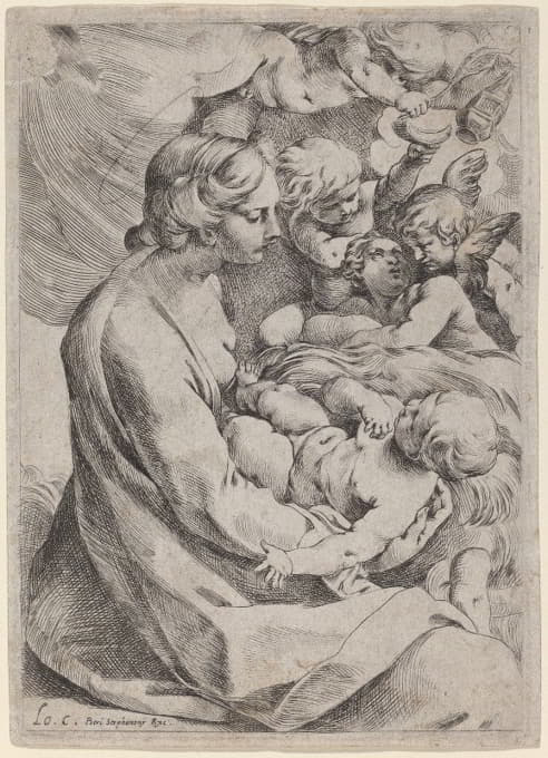 Ludovico Carracci - Madonna and Child with Angels