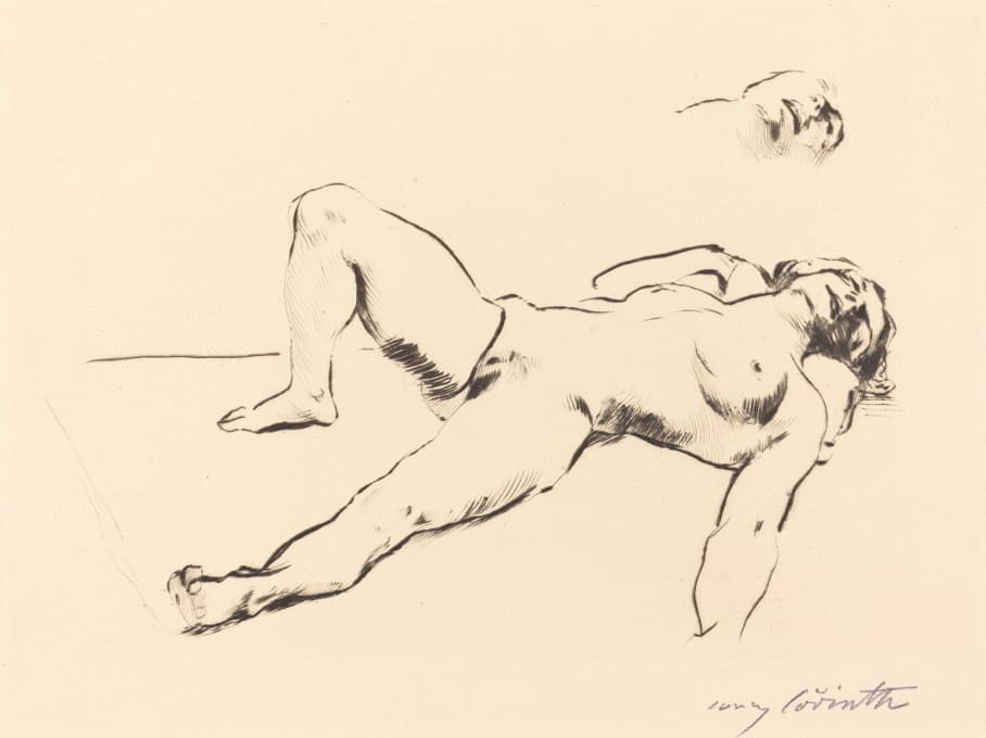 卧姿女性裸体II（Liegenex女性法案II）