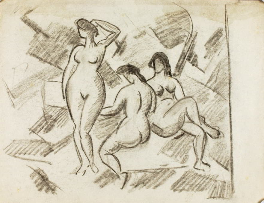 三女裸体2组