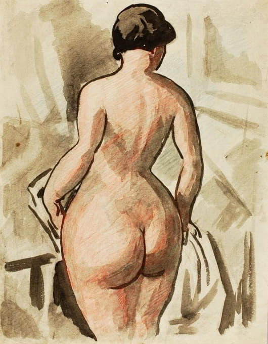 Carl Newman - Standing Female Nude 2