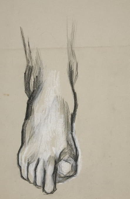 Edwin Austin Abbey - Sketch of a foot II