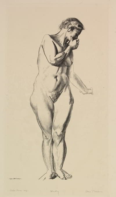 George Wesley Bellows - Nude Study