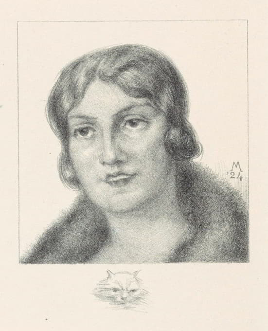 Simon Moulijn - Portret van mevrouw van Tienhoven-Hoyack