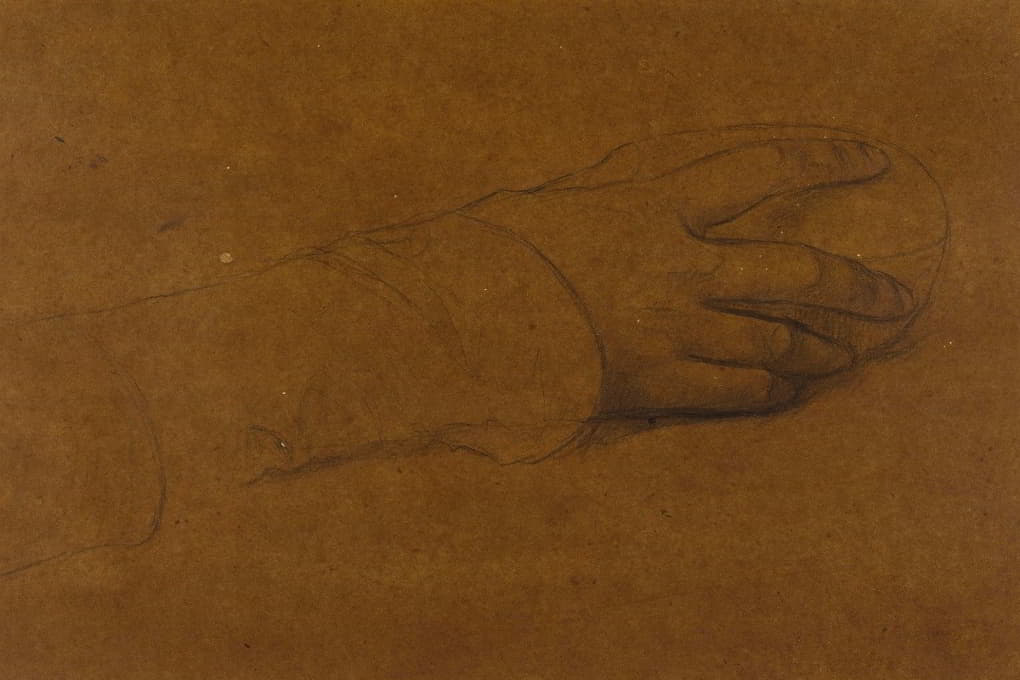 Pascal-Adolphe-Jean Dagnan-Bouveret - Etude de main
