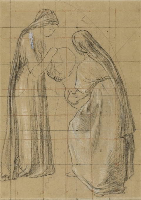 Pierre Puvis de Chavannes - Deux femmes voilées