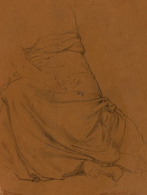 Pierre Puvis de Chavannes - Etude de draperie