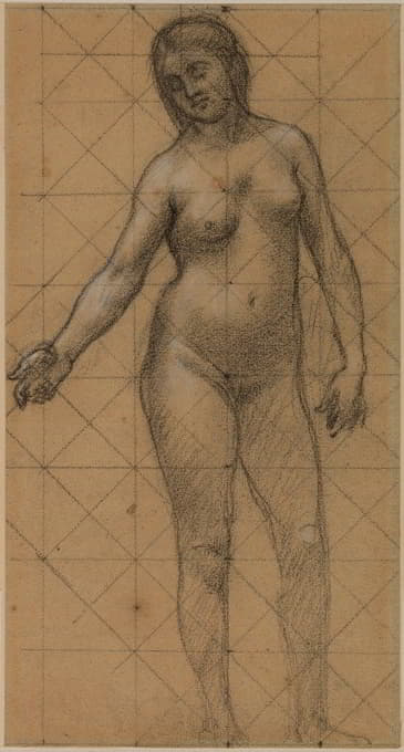 Pierre Puvis de Chavannes - Femme nue de face