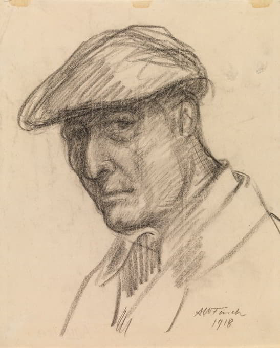 Alfred William Finch - Self-Portrait