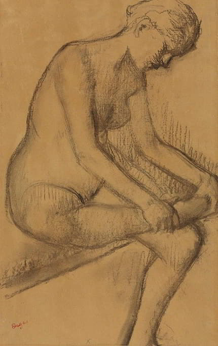 Edgar Degas - Après le bain