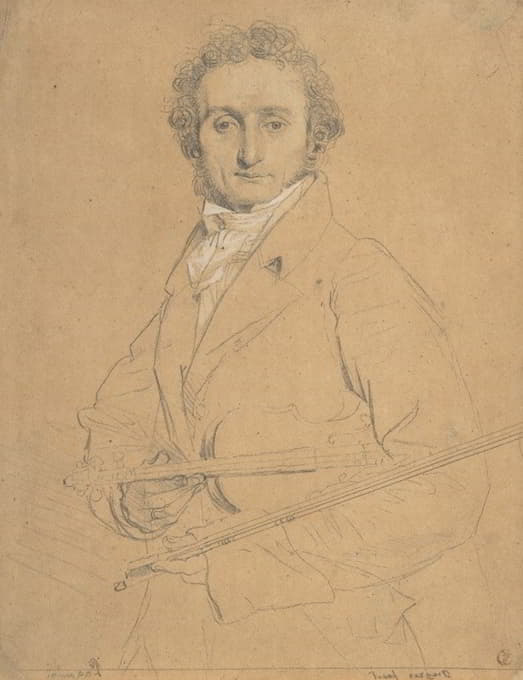 Jean Auguste Dominique Ingres - Niccolò Paganini (1784–1840)