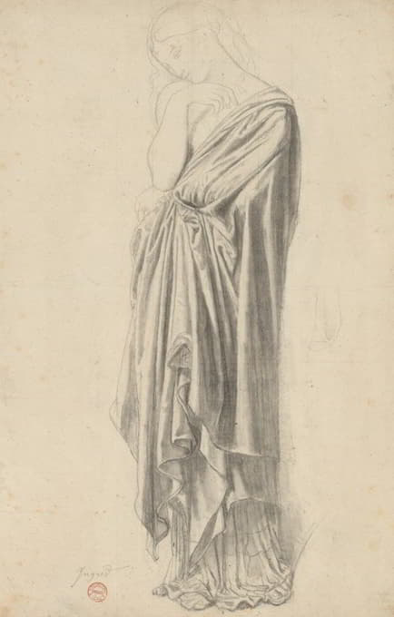 Jean Auguste Dominique Ingres - Study for the Figure of Stratonice