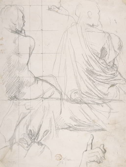 Jean Auguste Dominique Ingres - Study of Figures