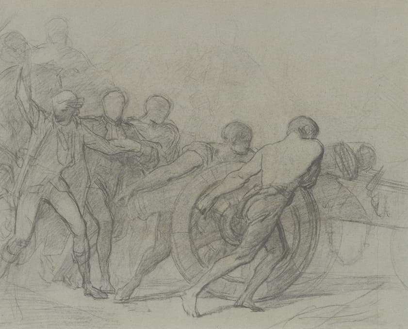 Thomas Couture - Study for ‘The Enrollment of the Volunteers of 1792’