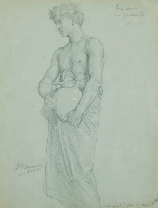 William-Adolphe Bouguereau - Study For L’adoration Des Mages